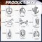 100 Pieces Western Cowboy Charms for Jewelry Making Alloy Antique Silver Cowboy Boot Hat Horse Cactus Charms Horse Western Pendant Cowboy Charms for Bracelet Necklace, 10 Styles